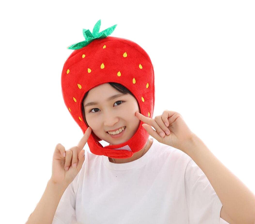 Amazon.co.jp: Speed mao 可愛い いちご 帽子 キャップ コスプレ 仮装